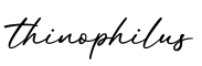 单词thinophilus书写