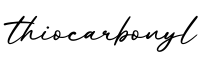 单词thiocarbonyl书写