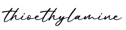 单词thioethylamine书写