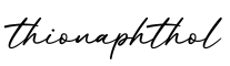 单词thionaphthol书写