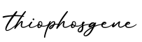 单词thiophosgene书写