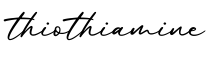 单词thiothiamine书写