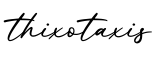 单词thixotaxis书写