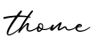 单词thome书写