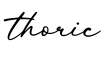 单词thoric书写
