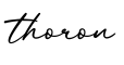 单词thoron书写