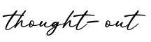 单词thought-out书写