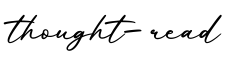 单词thought-read书写