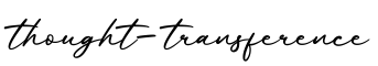 单词thought-transference书写