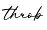 单词throb书写