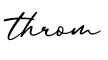 单词throm书写