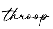 单词throop书写