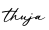 单词thuja书写