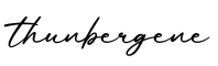 单词thunbergene书写