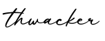 单词thwacker书写