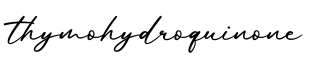 单词thymohydroquinone书写
