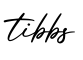 单词tibbs书写
