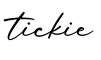 单词tickie书写