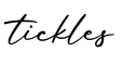 单词tickles书写