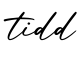 单词tidd书写