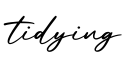 单词tidying书写
