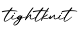 单词tightknit书写