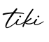 单词tiki书写