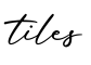 单词tiles书写