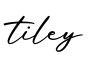 单词tiley书写