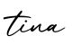 单词tina书写