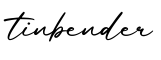 单词tinbender书写