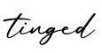 单词tinged书写
