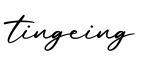 单词tingeing书写