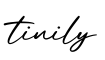 单词tinily书写