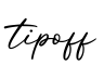 单词tipoff书写