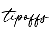 单词tipoffs书写