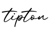单词tipton书写
