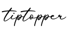 单词tiptopper书写
