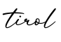 单词tirol书写