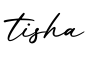 单词tisha书写
