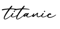 单词titanic书写