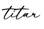 单词titar书写