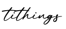 单词tithings书写