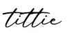 单词tittie书写