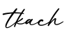 单词tkach书写