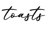 单词toasts书写