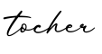 单词tocher书写