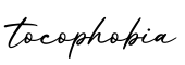 单词tocophobia书写