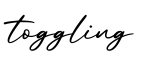 单词toggling书写