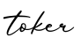单词toker书写